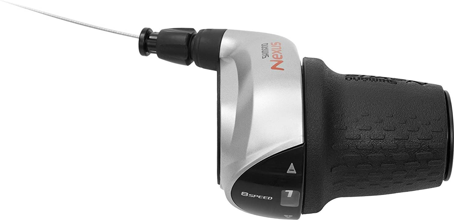 Shimano Nexus Drehgriff 8-fach SL-C6000 silber mit Zug u. Hülle